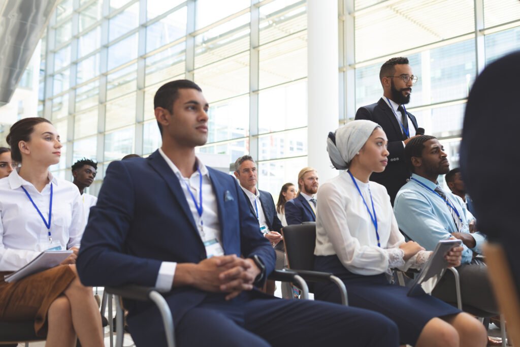 Diverse group of delegates at the Investor expo 2025